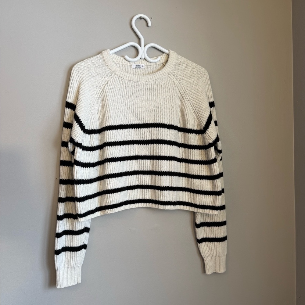Striped Black and White Sweater